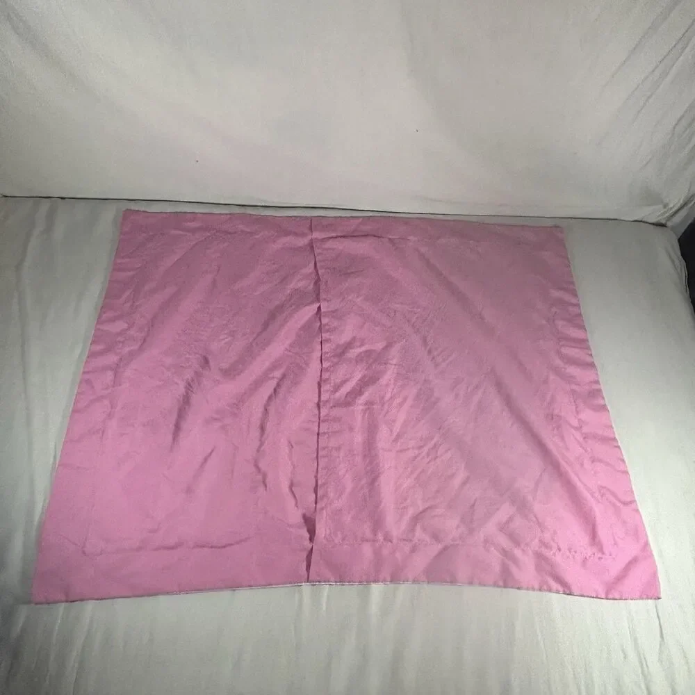 Disney Princess Pillowcase Cinderella Belle Snow White Pink Gingham Standard